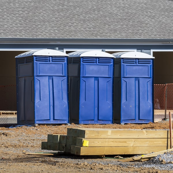 are there any restrictions on where i can place the porta potties during my rental period in De Lancey PA